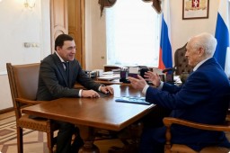 Встреча председателя Организации с Губернатором Свердловской области
